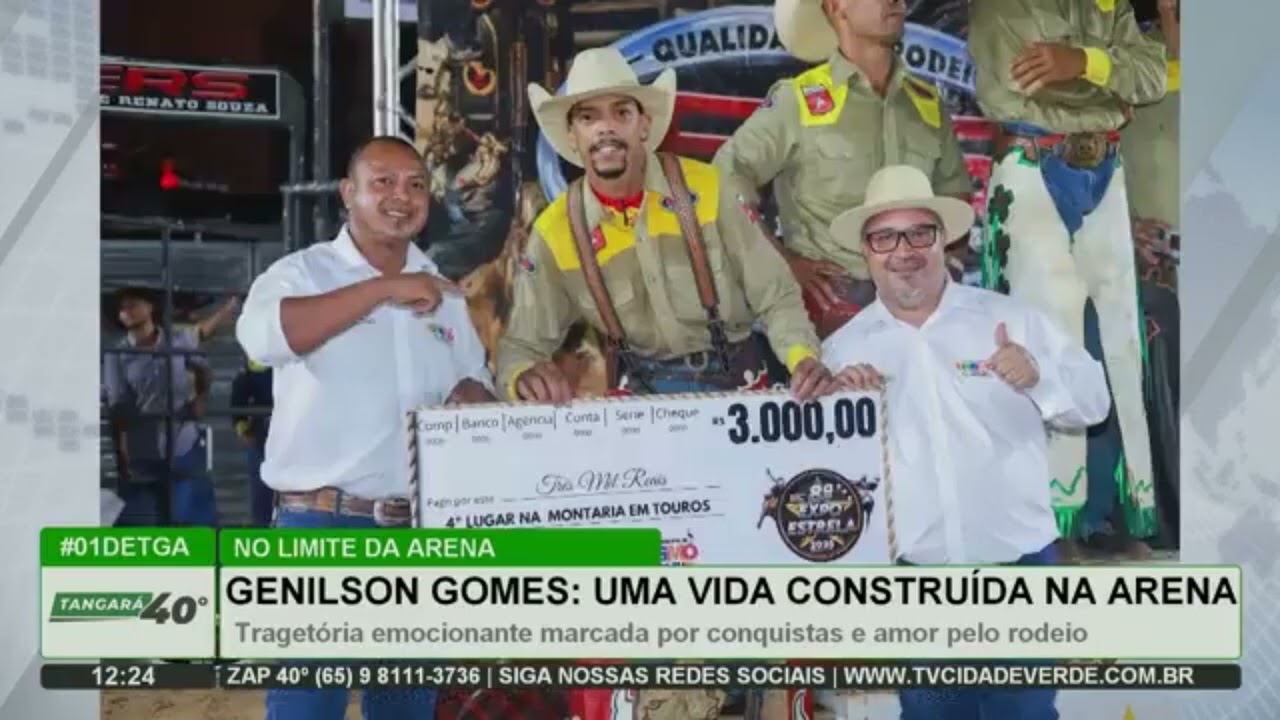 HISTÓRIA DO COMPETIDOR EM TOUROS-GENILSON GOMES -PNEUZINHO