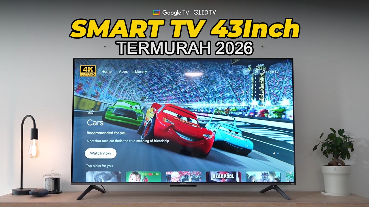 BARU! 7 Rekomendasi Smart TV 4K 43