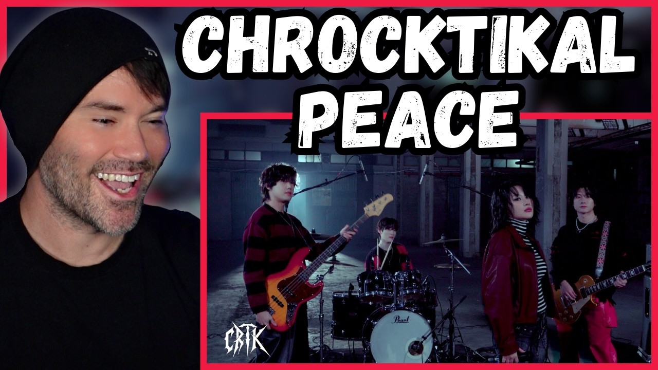 ChRocktikal (크록티칼) '비돌기 (PEACE)' MV | Реакция металлического вокалиста