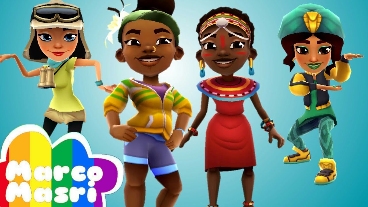 African Girls | Subway Surfers | Aina, Jasmine, Zuri and Salma