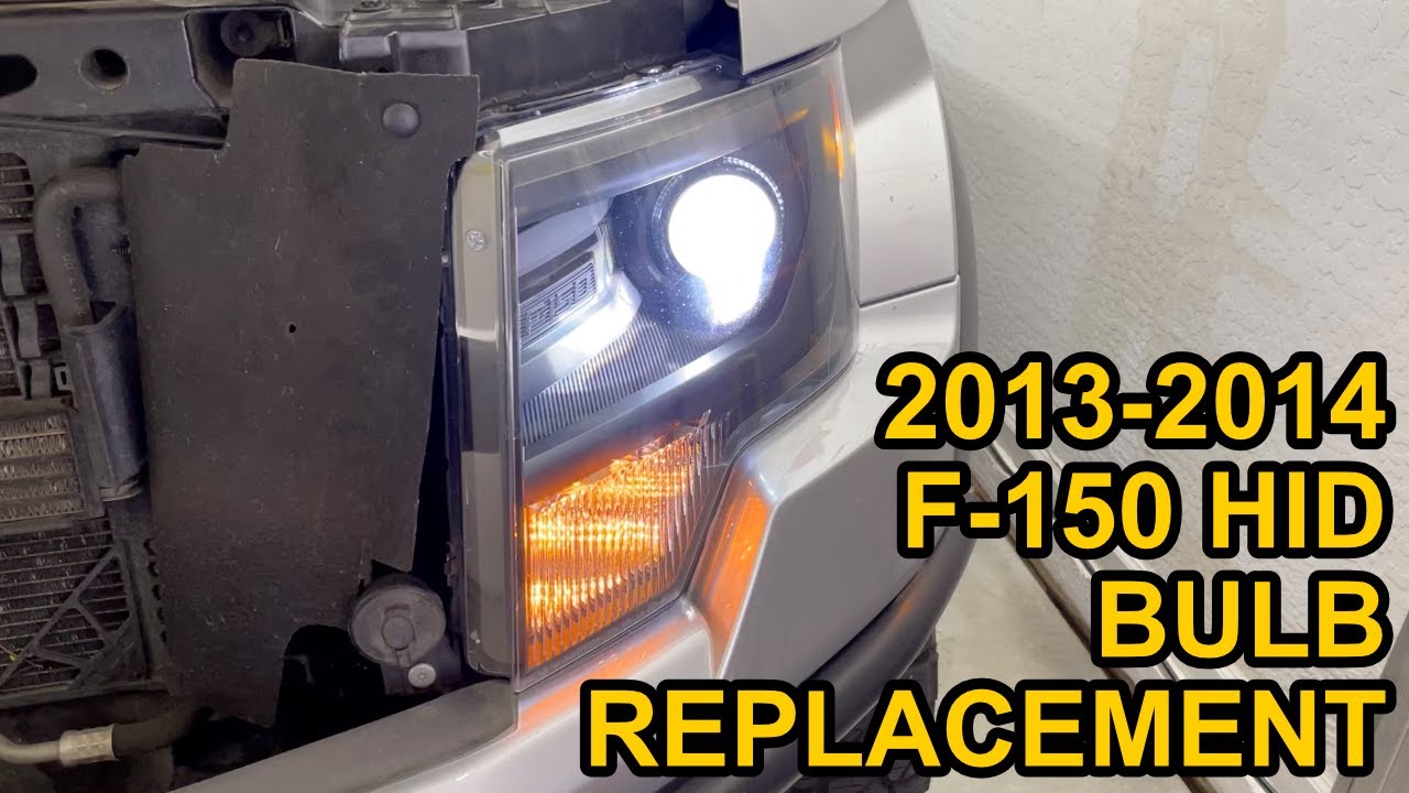 2013-2014 Ford F-150 / Raptor HID Headlight Bulb Replacement