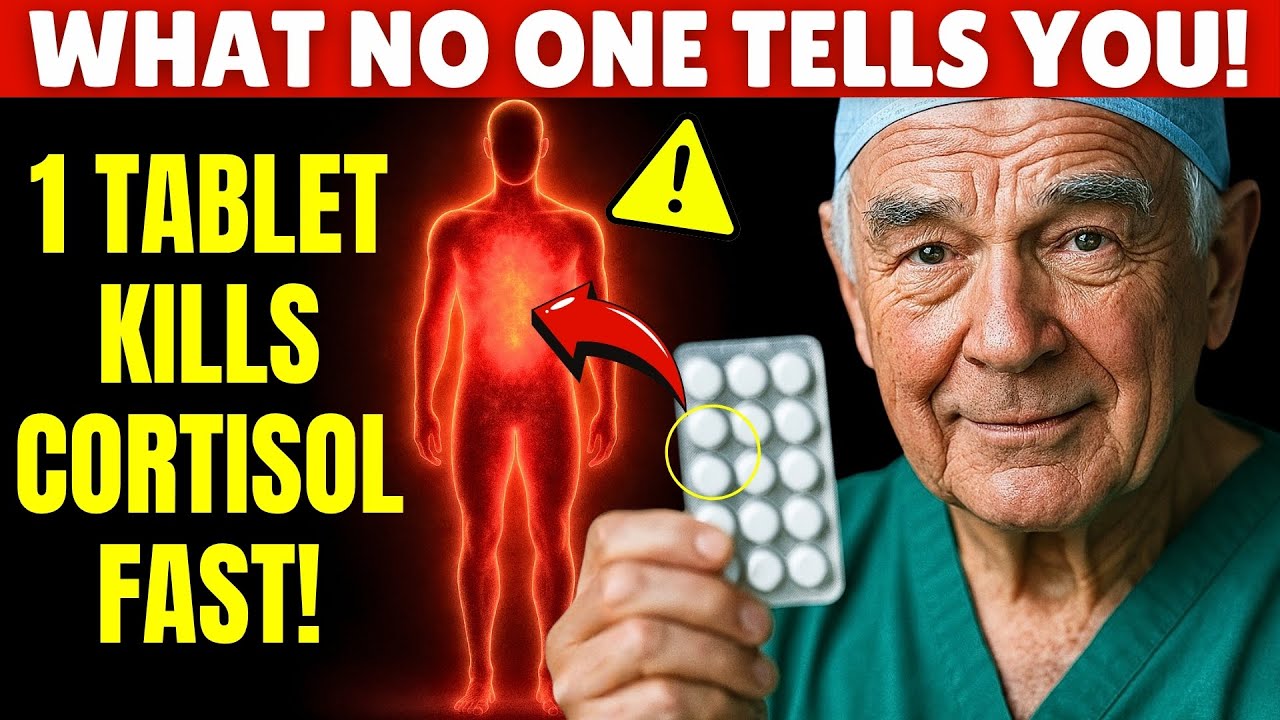 Over 70? THESE 5 Bedtime Medications CRUSH Night Cortisol & Help You Sleep All Night | Senior Health