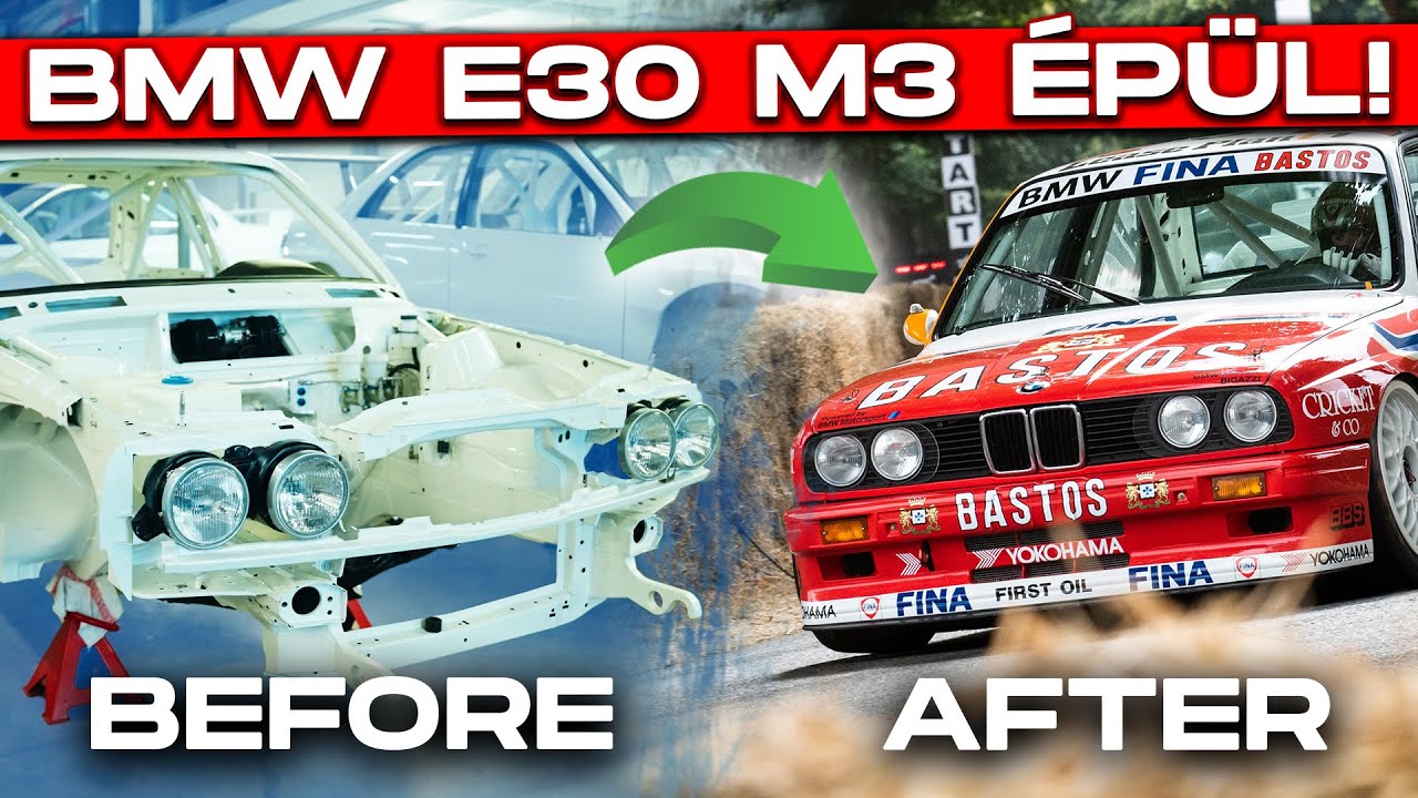 EZ a PROJEKT 10 ÉVE készül! -  BMW E30 M3 by Prodrive épül (feat. Niesz Feri // Niesz motorsport)