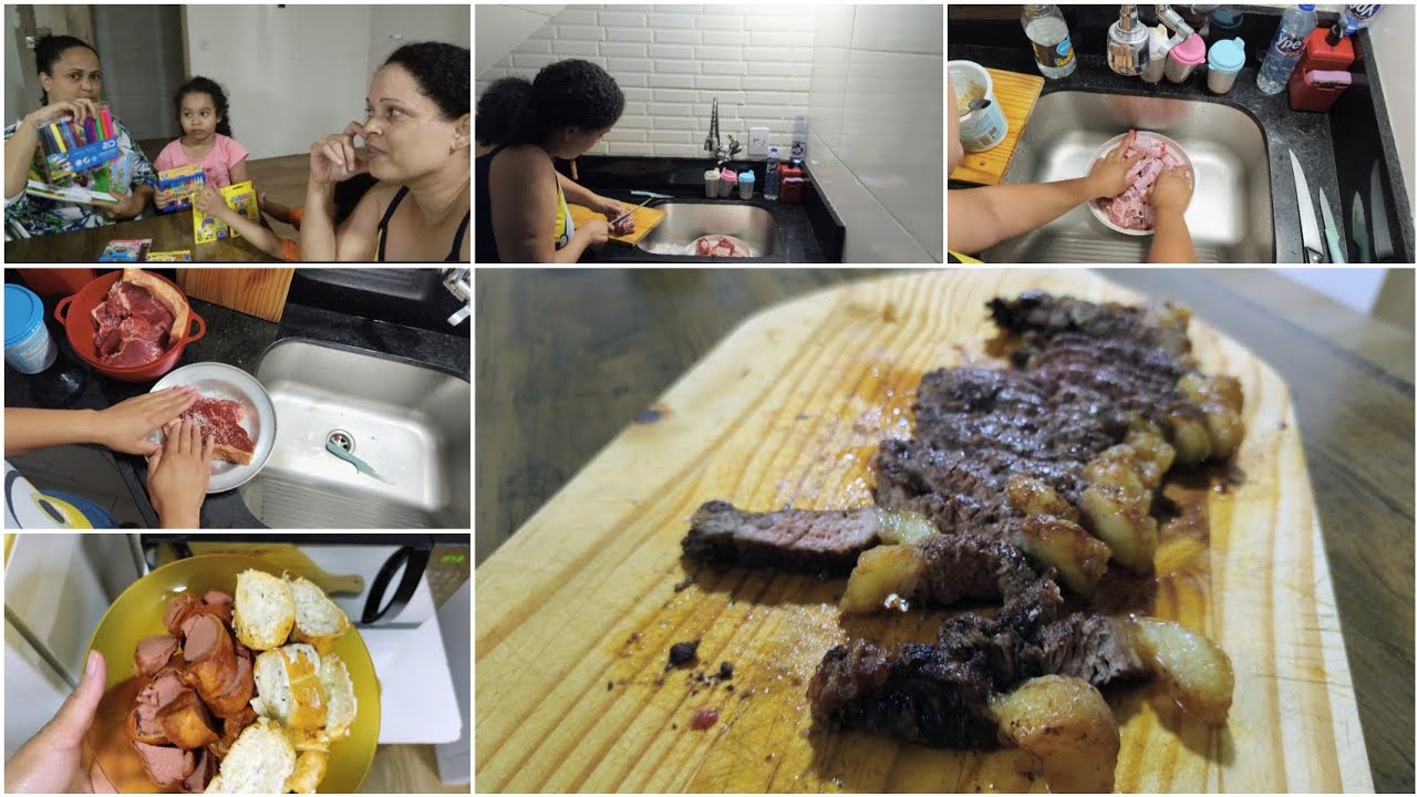MATERIAL ESCOLAR 2026 , CHURRASCO NA AIR FRYER E LIMPEI RABADA PARA FAZER NO OUTRO DIA! 