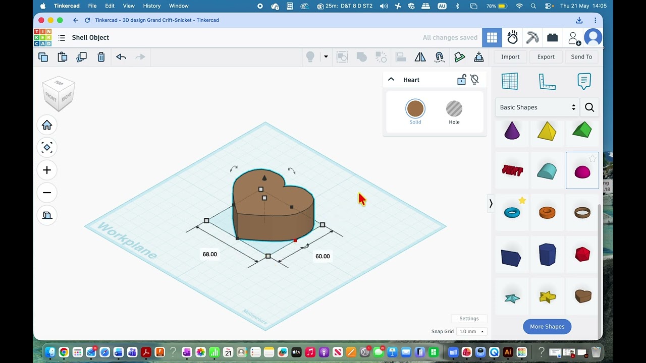 Tinkercad: Create an Outline