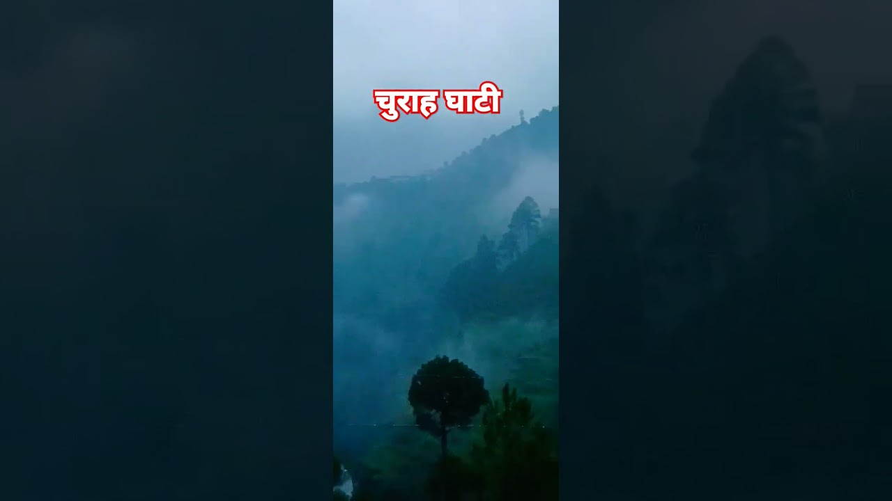 Heavy rain in Churah valley 8 july 2025#nature #rain #thunderstorm #mountains #chamba #churah #song