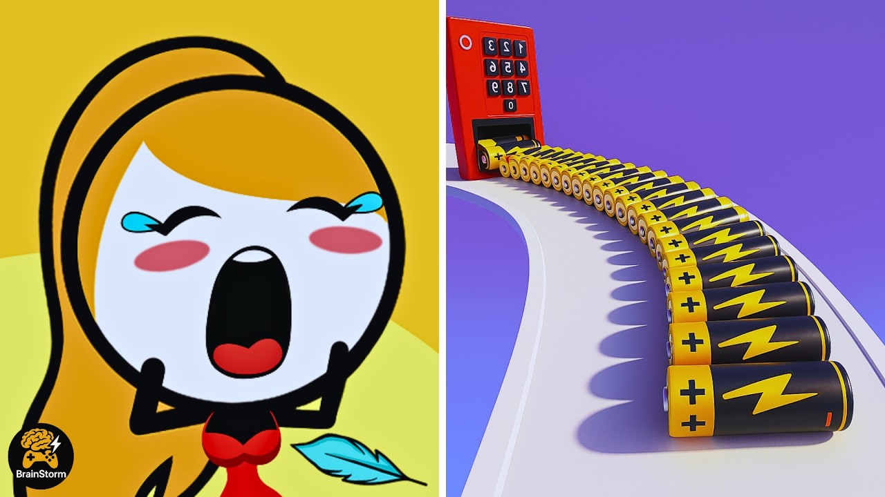 Save Her Vs Battery Run Race 3D | Max Gameplay | New Update 2026