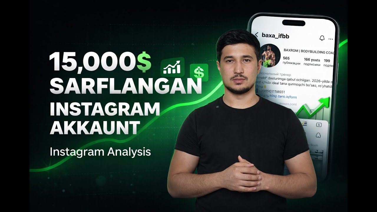Instagram kasblari orqali $15,000 daromad?