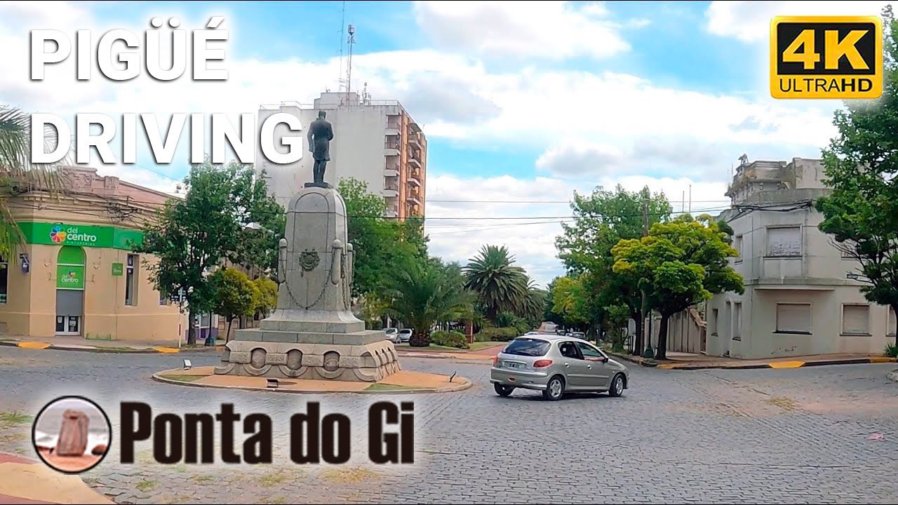【4K】ENCANTADORA CIUDAD DE PIGÜE en la Provincia de Buenos Aires - ARGENTINA #driving tour VIRTUAL