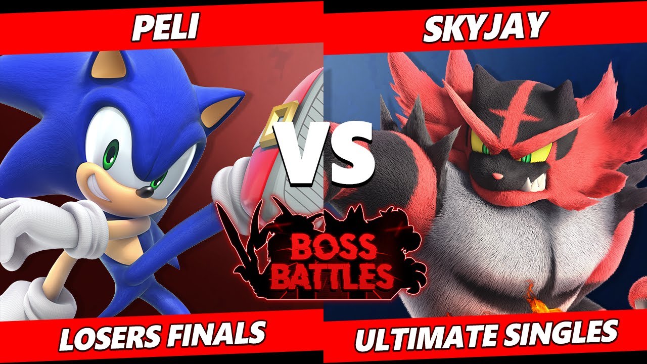 Boss Battles: Phase 1 Losers Finals - Peli (Sonic) Vs. Skyjay (Incineroar) SSBU Ultimate Tournament
