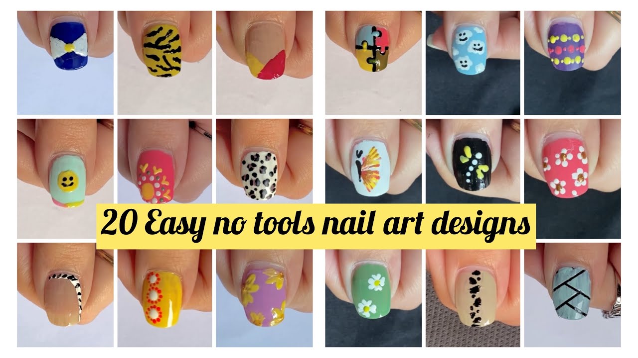 Easy nail art designs compilation 2022 || No tools nail art designs