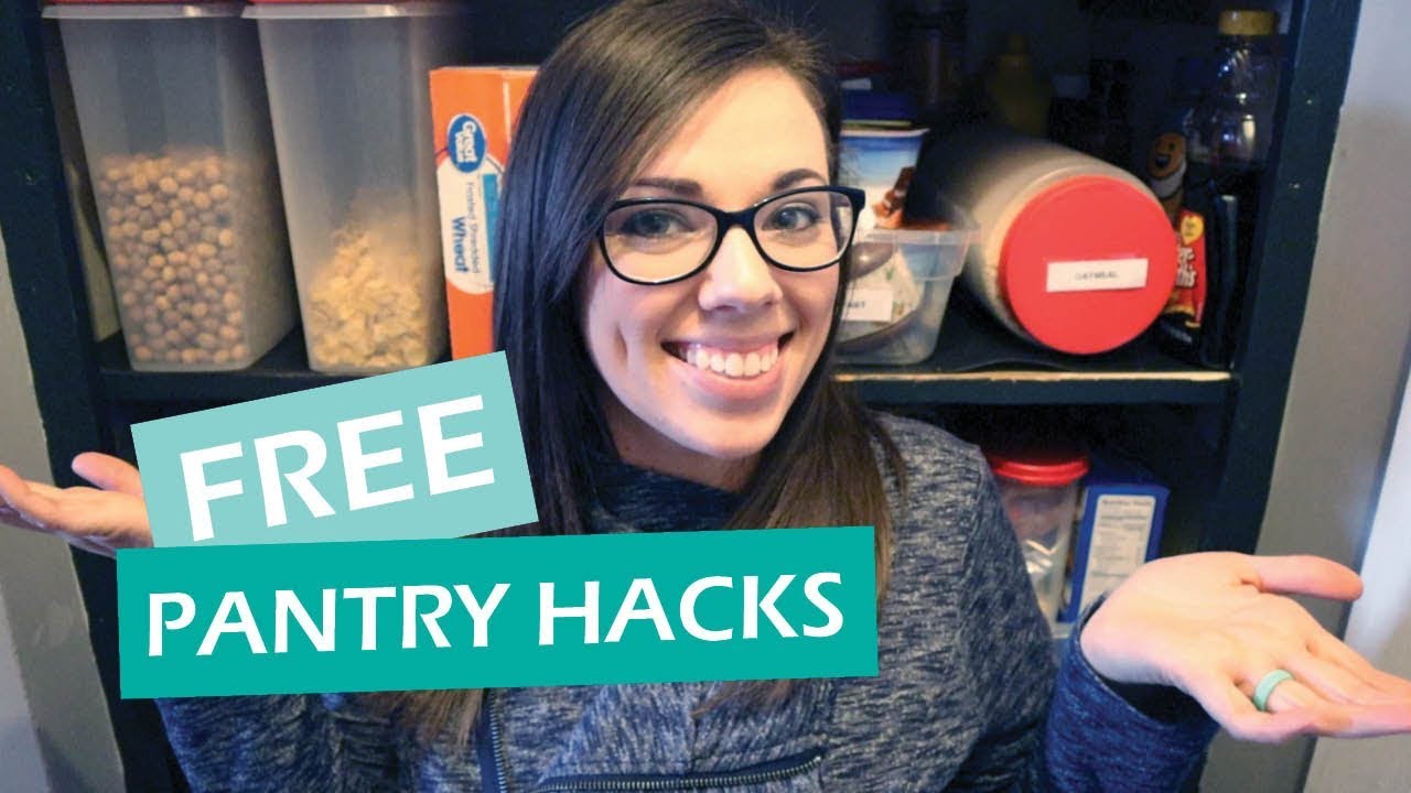 FREE SMALL PANTRY ORGANIZING HACKS