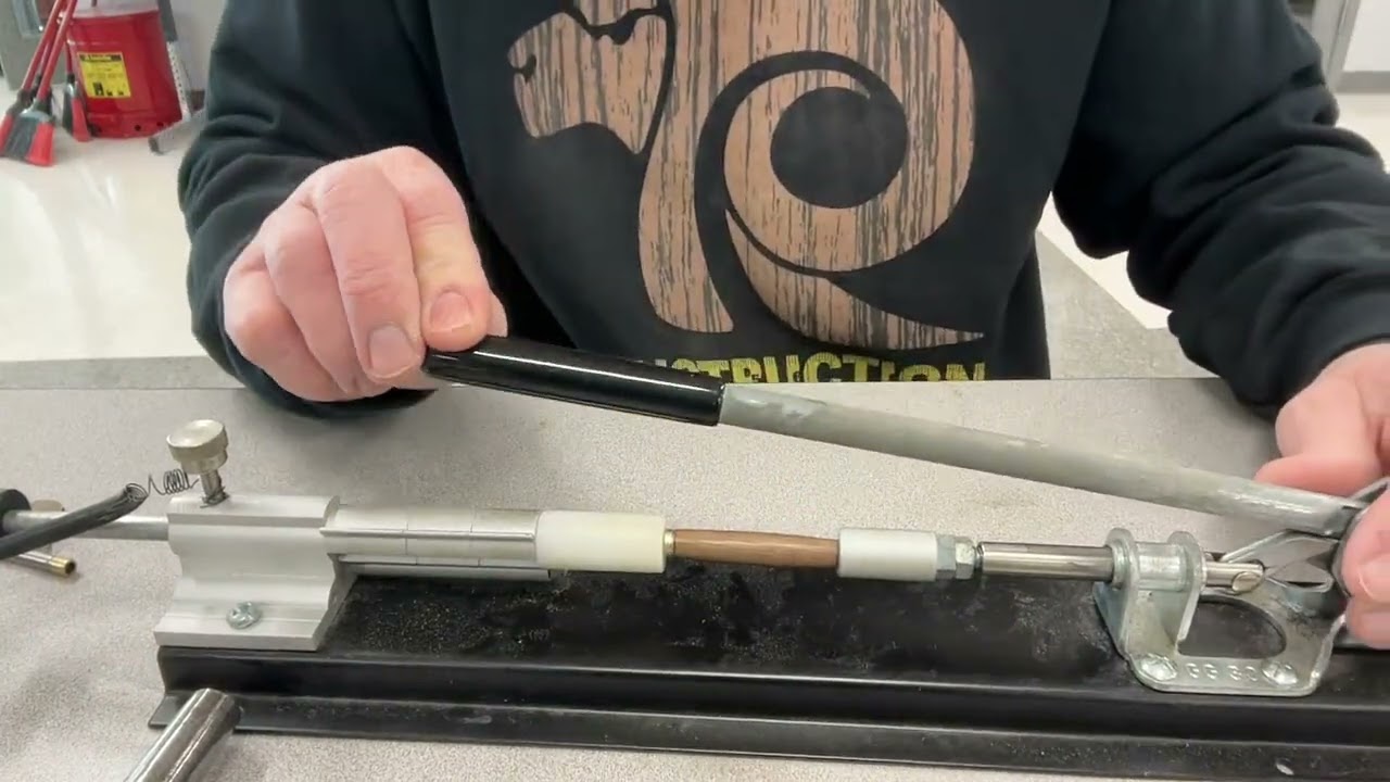 Wooden Pen  Final Assembly with Pen Press