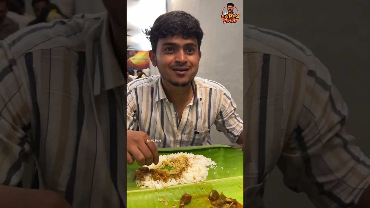 Madurai Hidden Gem Non Veg Hotel 💯 Mutton Uppu Kari 👍  Mutton Chukka 🔥 Mutton Biryani #shorts
