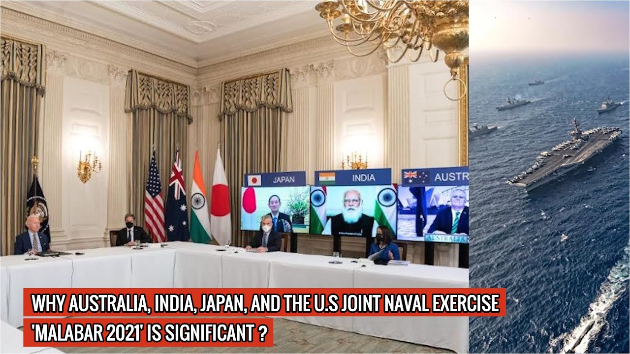 #QUAD starts #Malabar21 naval exercise with eye on China !