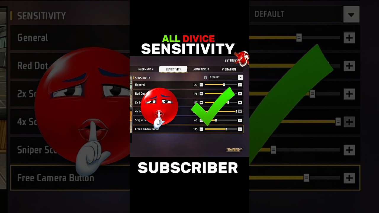 OB50 update ⚡ free fire sensitivity | Best sensitivity ⚡for  + Hud Settings Free Fire