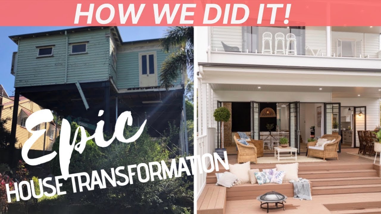 Modern Farmhouse Renovation | How to Raise a house | Tired 1930’s House Becomes Beautiful Farm House