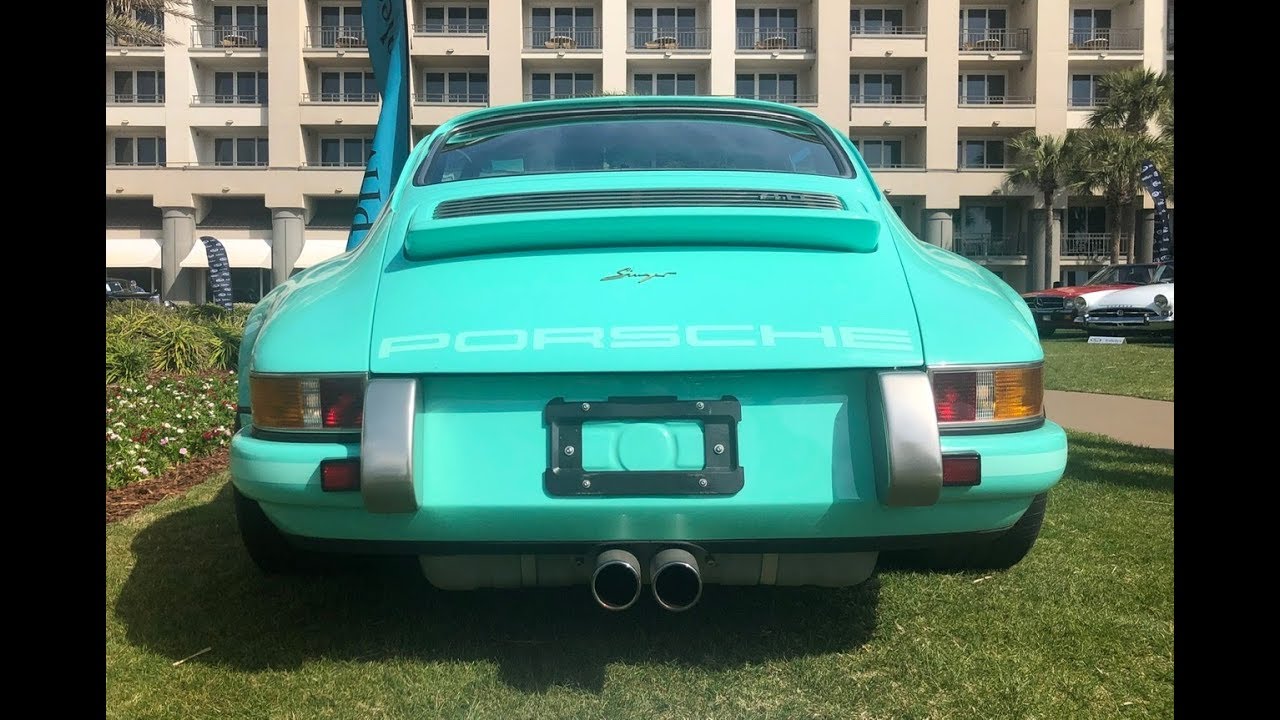 Singer “Malibu” 4.0L Mintarrini Porsche 911 at Amelia 2020 RM Sothebys