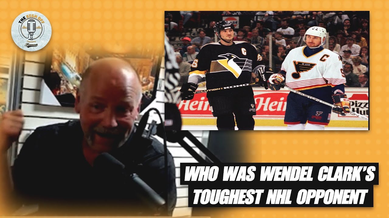 Who was Wendel Clark's Toughest NHL Opponent? | The Sign Off: A Frameworth Podcast