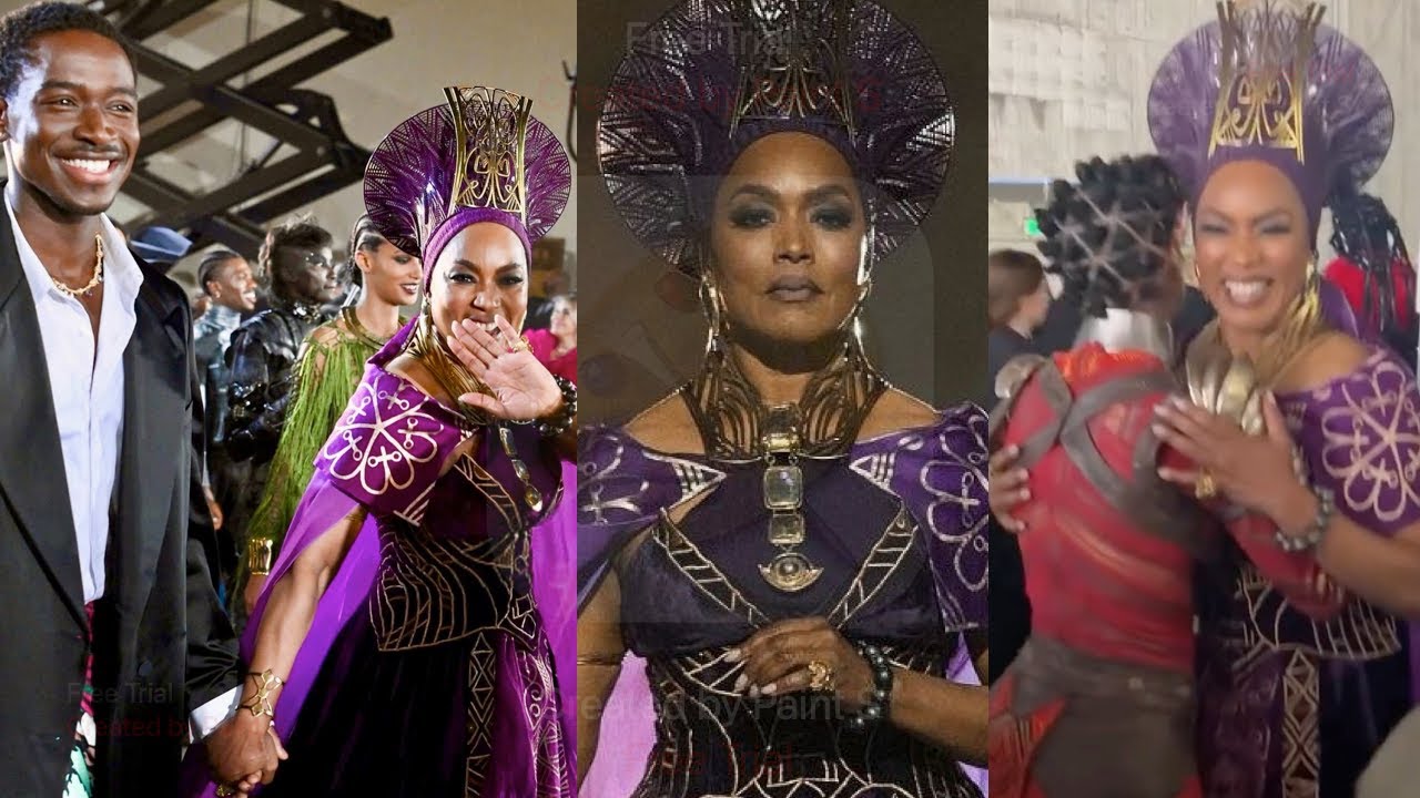 Angela Bassett Vogues For 'Wakanda', Welcomes Damson Idris