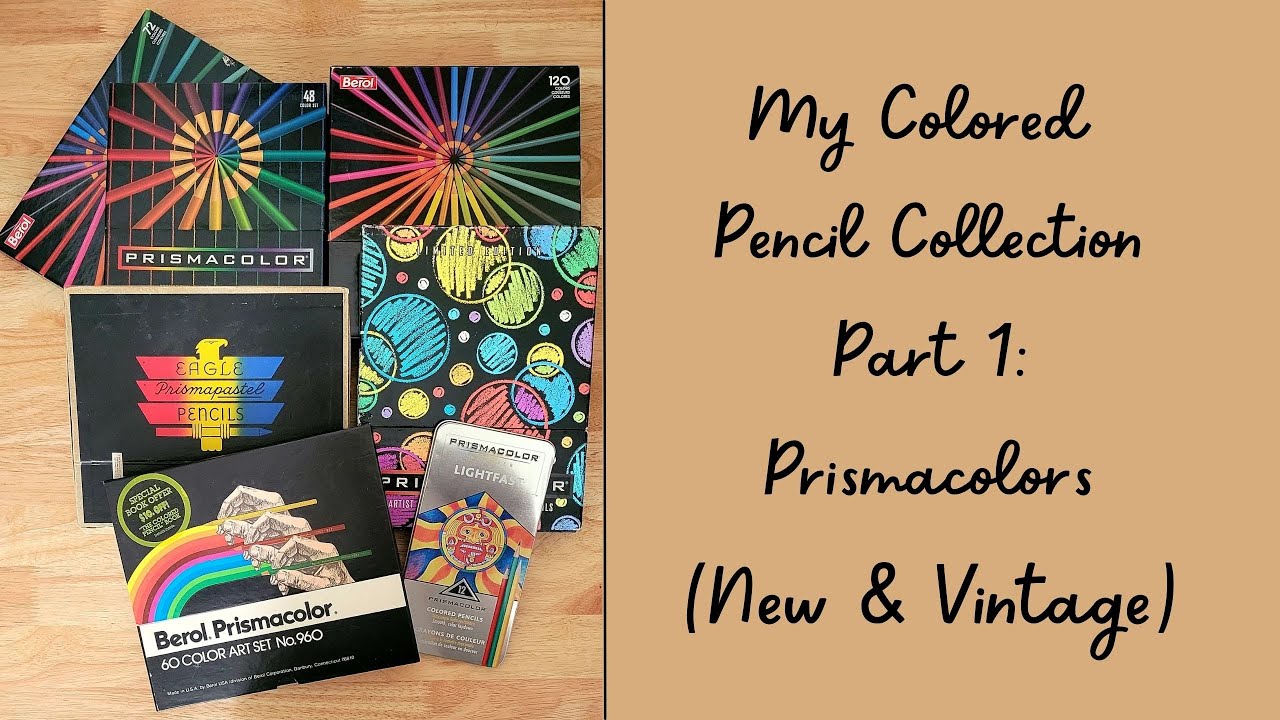 My Prismacolor Colored Pencil Collection New & Vintage