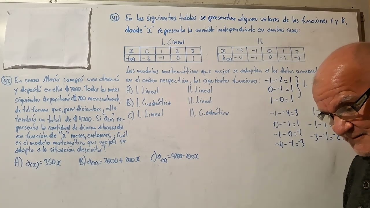 Ejercicio 41 y 42. Convocatoria 01-2025