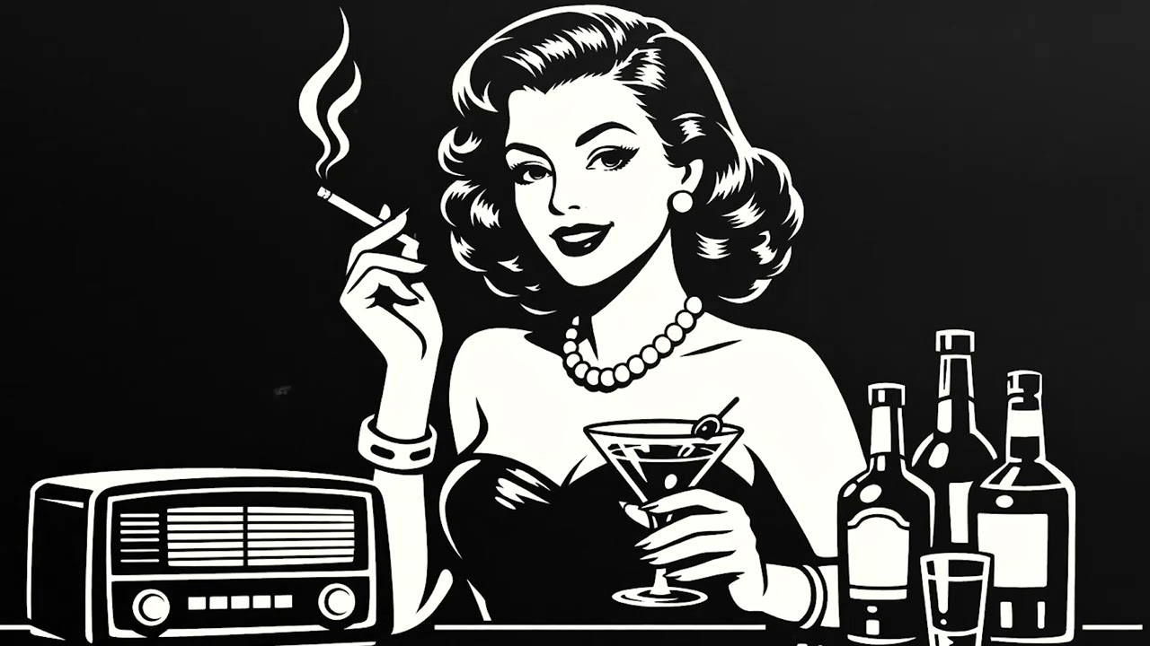 1940's Vintage Jazz Playlist - Let the piano at Night