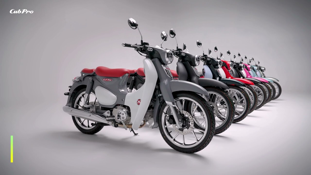 Which Color Do You Like? Cub Pro 125 Motorcycle #kamax #supercub #underbone #125cc #moped
