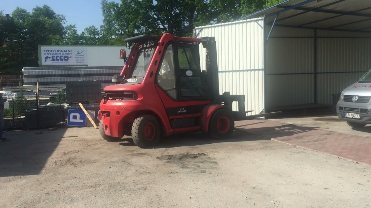 W&oacute;zek widłowy Linde na sprzedaż / for sale (www.mhandel.pl)