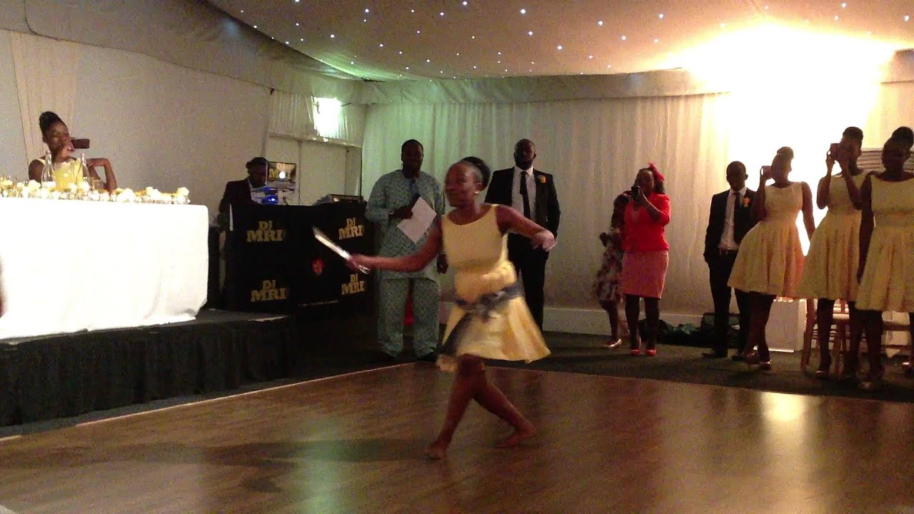 Zambian wedding cake cutting dance