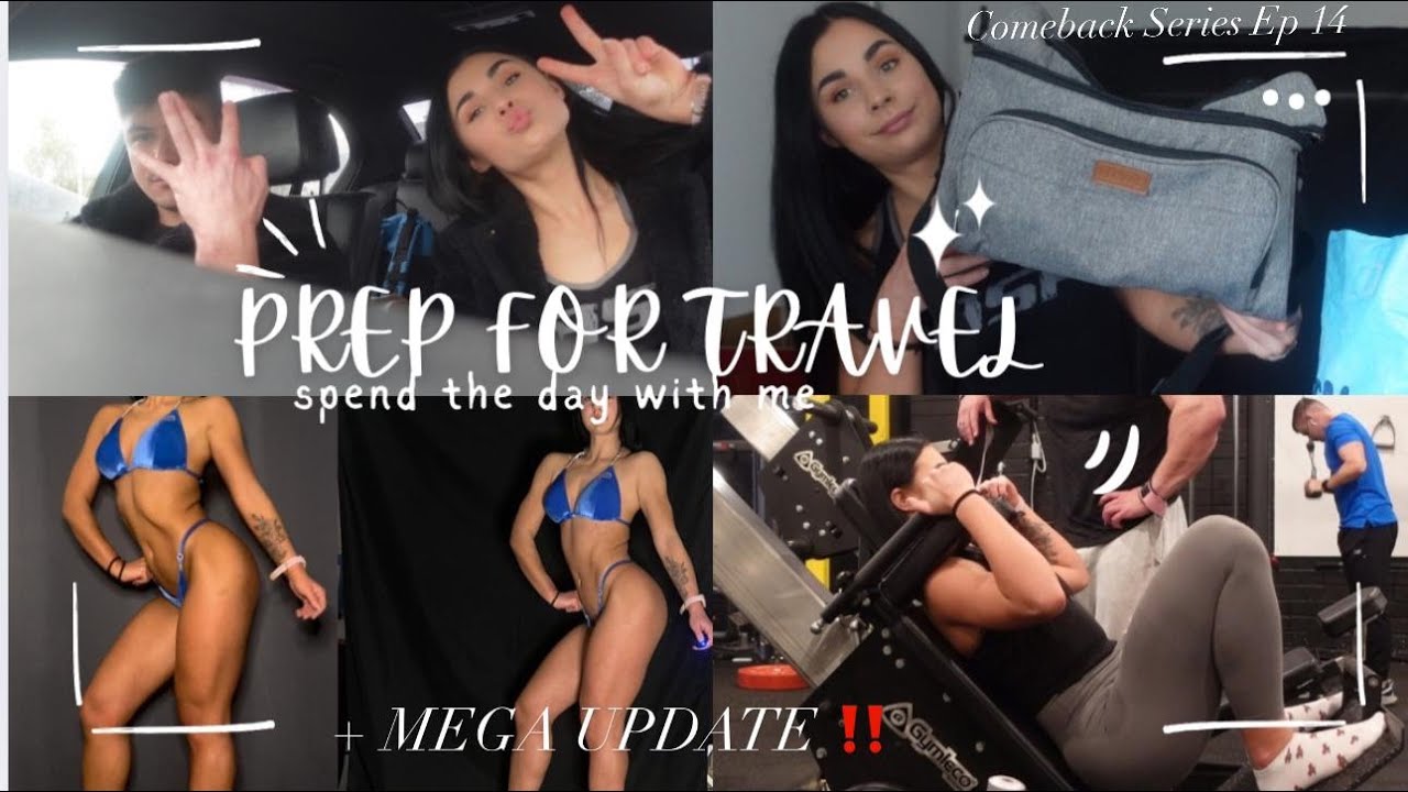 PREP & ROADTRIP WITH ME | MASSIVE OFFSEASON UPDATE & NEWS | GLUTE WORKOUT WHILST AWAY| EP 14