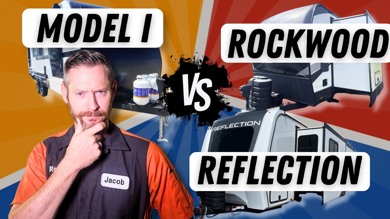Технические обзоры туристических прицепов Brinkley Model I, Rockwood и Grand Design Reflection.