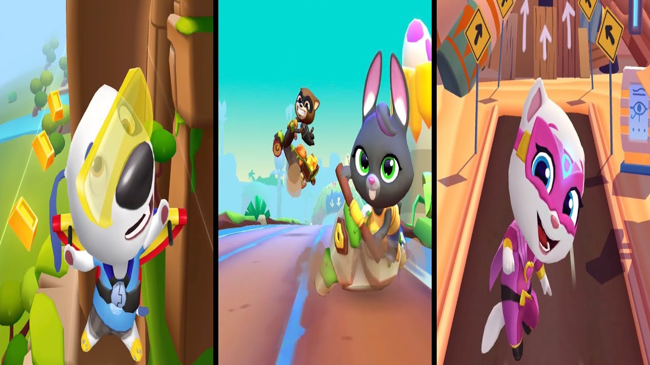 😺 Talking Tom Gold Run vs Talking Tom Time Rush vs Talking Tom Hero Dash | Best Talking Tom Game? 🤔🔥