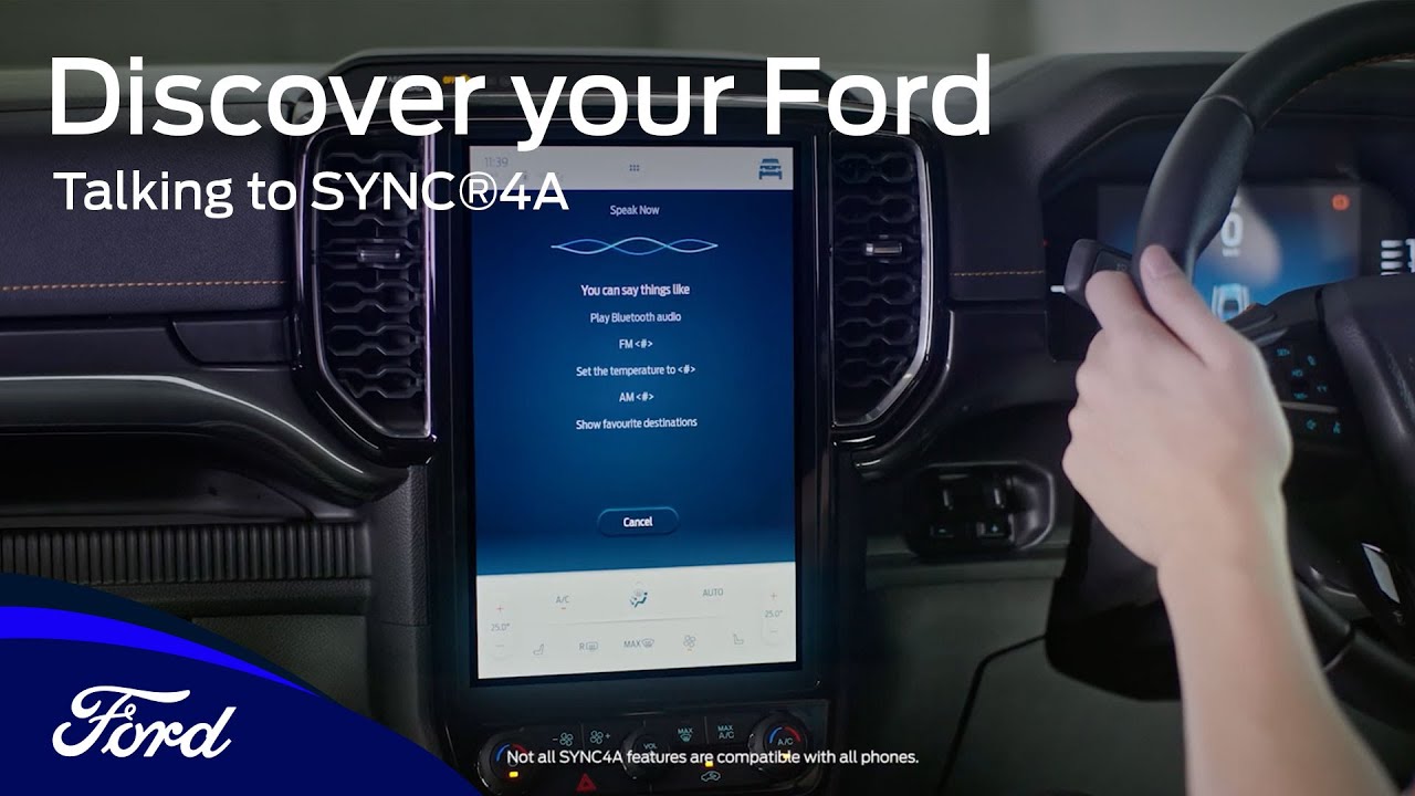 How to talk to SYNC&reg;4A | Discover your Ford Ranger