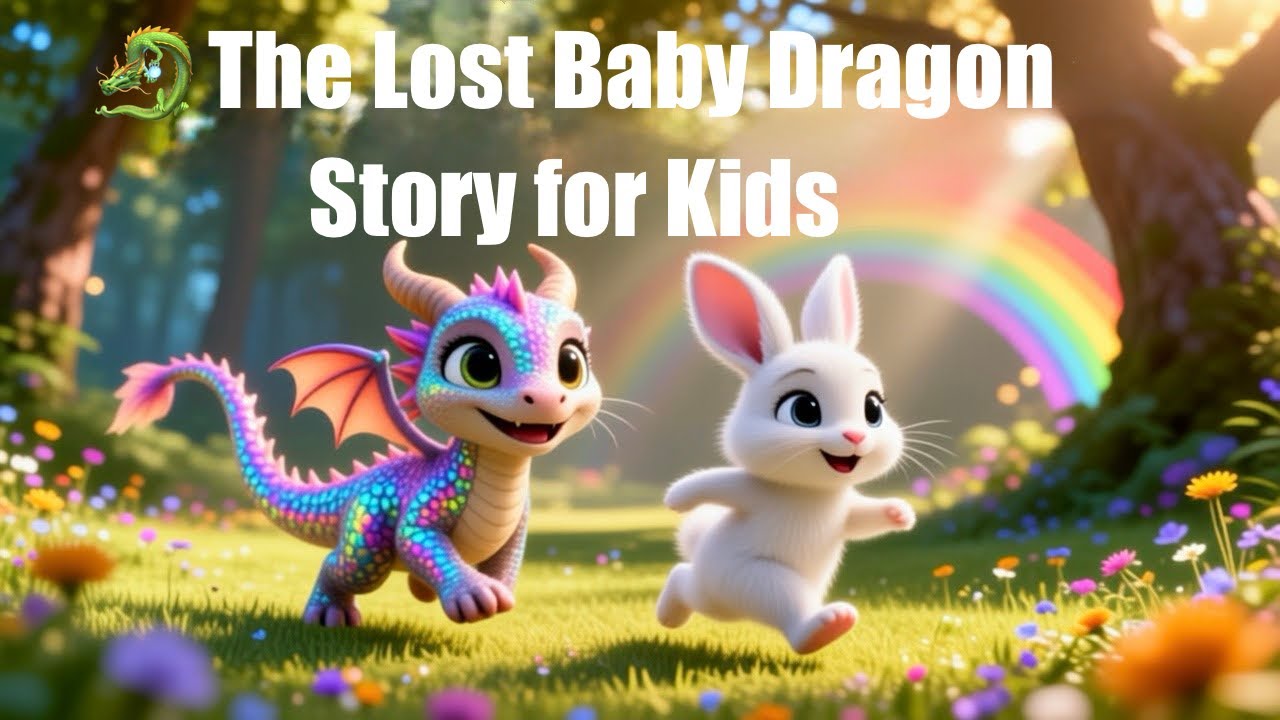 The Lost Baby Dragon 🐉 | Magical Bedtime Story for Kids | Heartwarming Adventure 