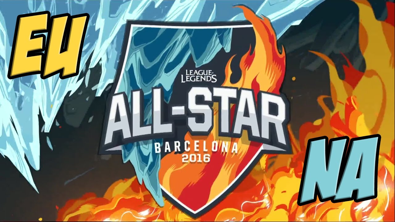 EU vs NA 2016 - LoL All-Star Barcelona - Highlights (all kills, funny moments,etc.)