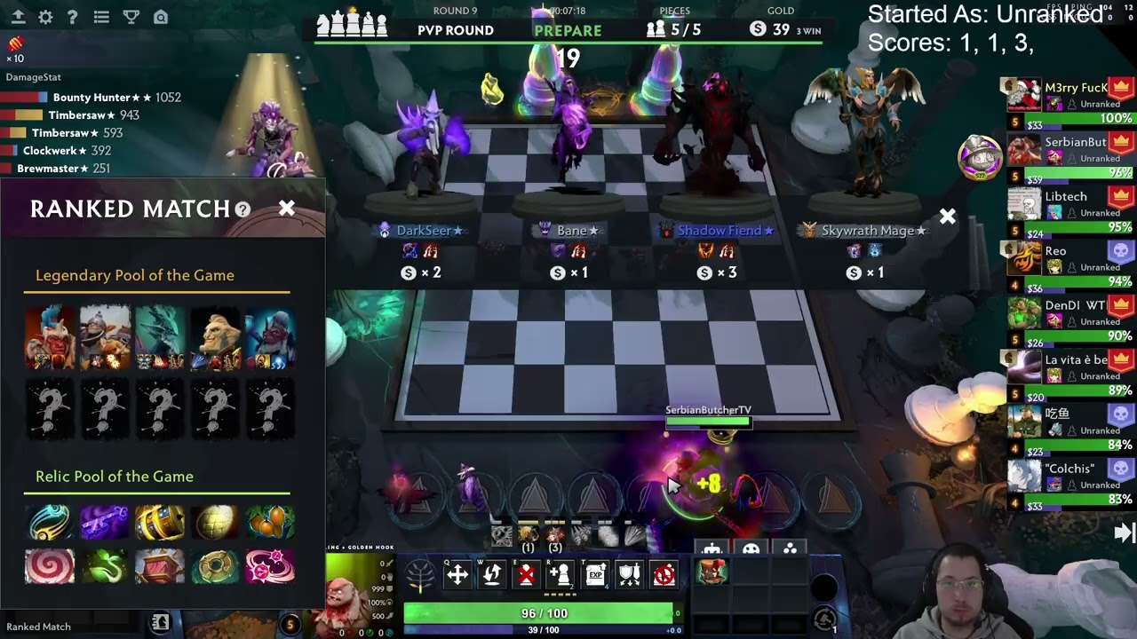 Preseason Game! 6 Beasts! Dota Auto Chess!