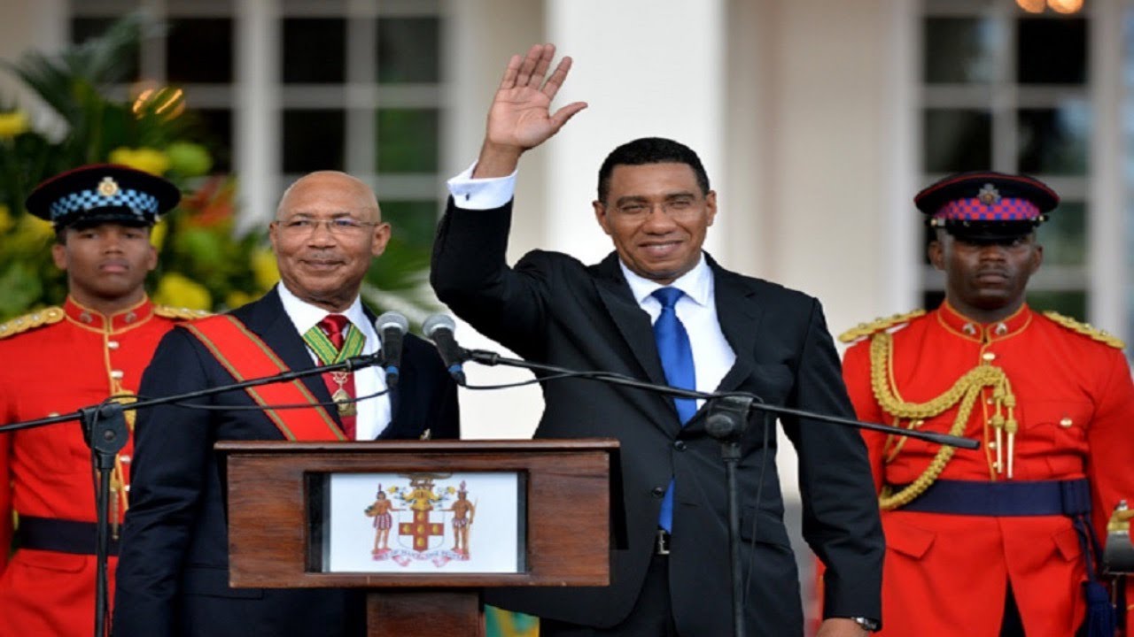 Swearing-in of PM Andrew Holness 2020