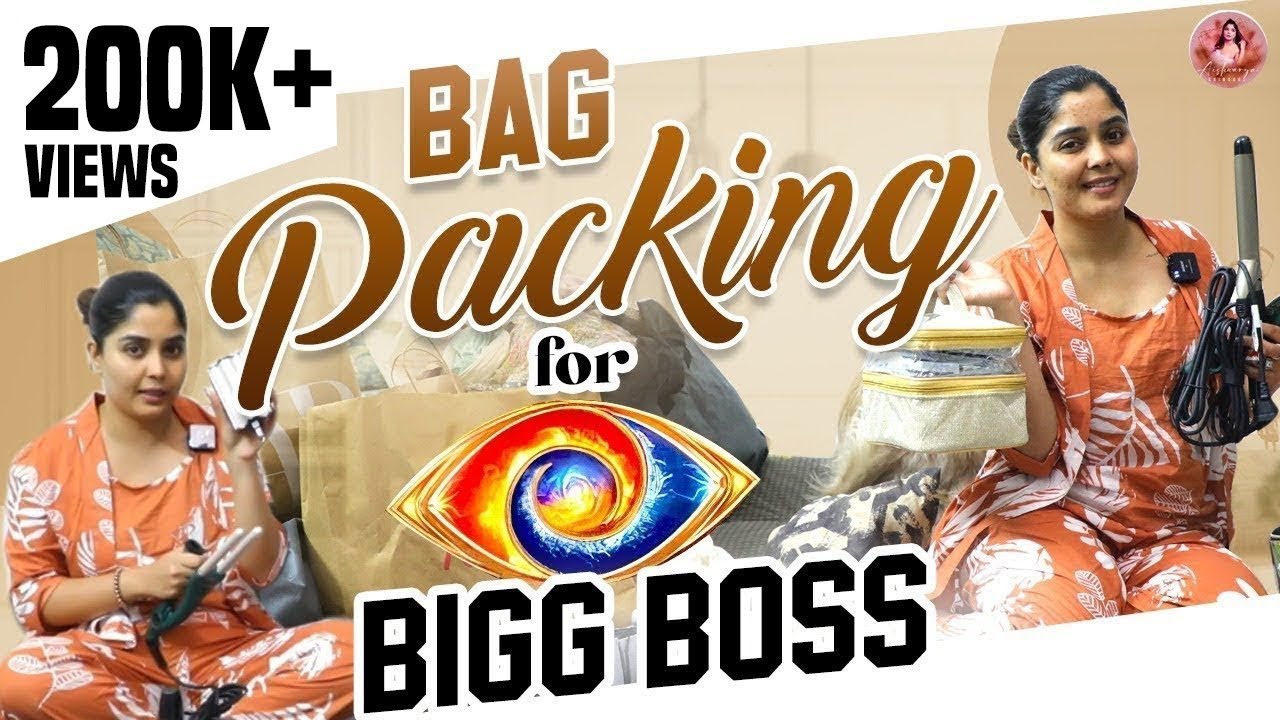 What's in my Bigg Boss Bag? | Bag Packing for Bigg Boss 