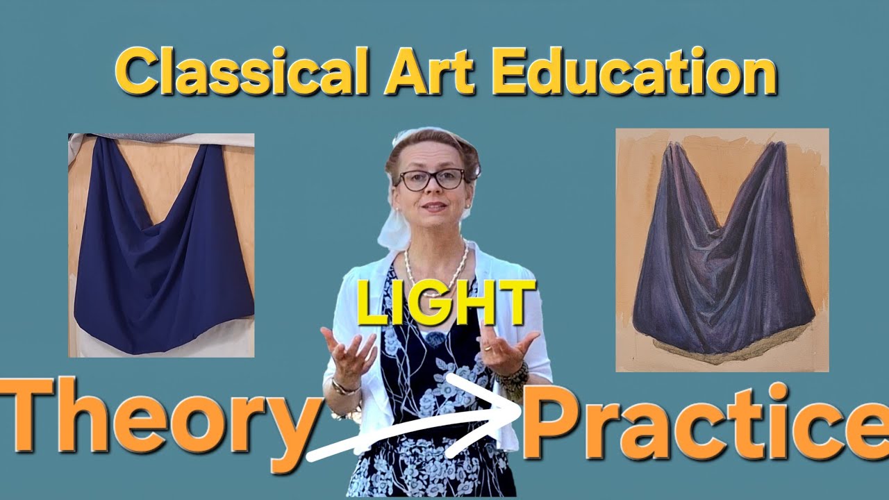 Beginner's Guide to Painting Drapery: Russian Academic Method Watercolor (Part 1 Medium Low Light)