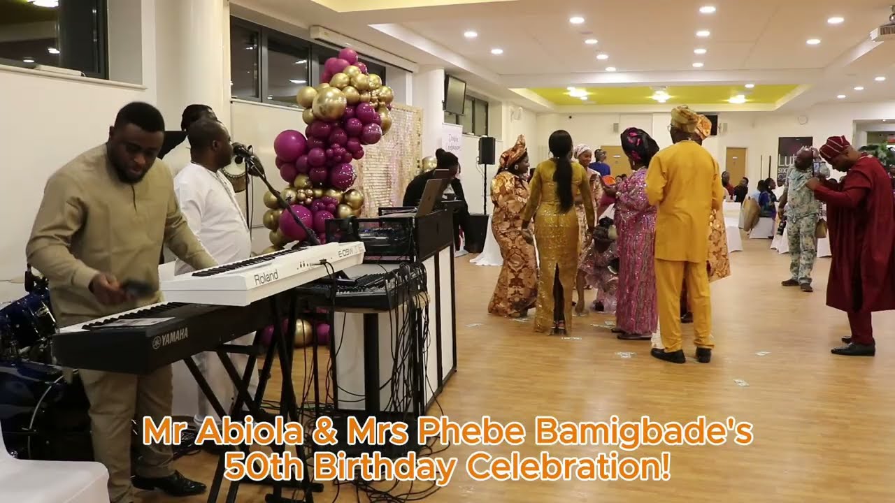 Johnfaw Music @ Mr Abiola & Phebe Bamigbade’s 50th Birthday Praise & Thanksgiving Celebration.