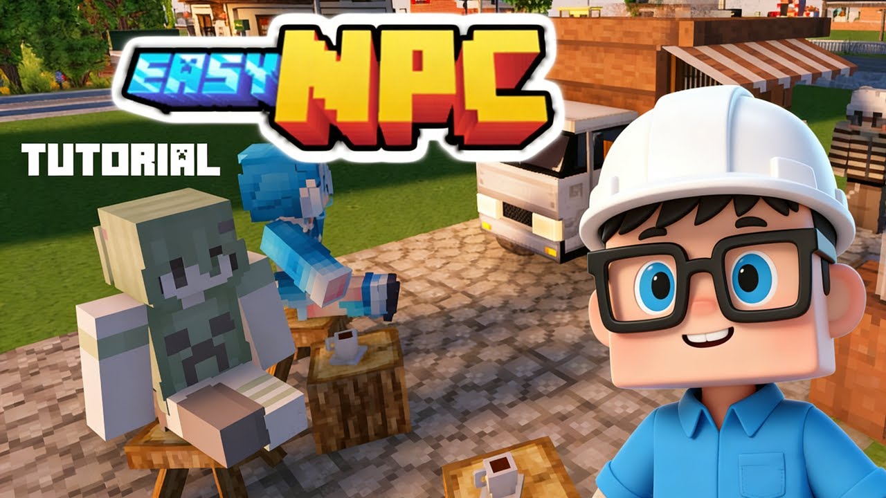 How to Add NPC Characters in Minecraft with EasyNPC Mod!