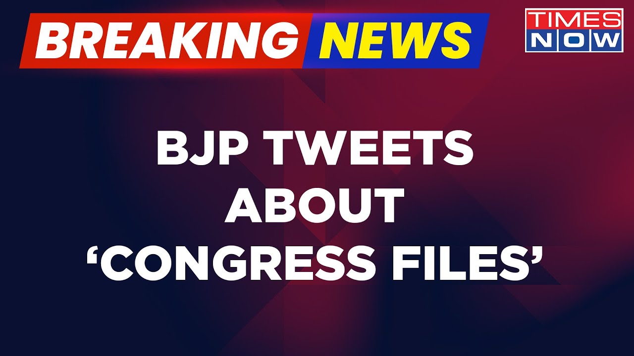Breaking News | BJP Attacks Grand Old Party Over 'Congress Files' | Political Row Erupts