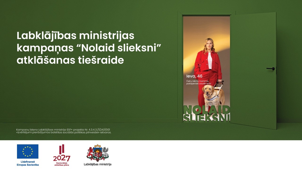Labklājības ministrijas kampaņas “Nolaid slieksni” atklāšanas pasākuma tiešraide, 18.02.2026.