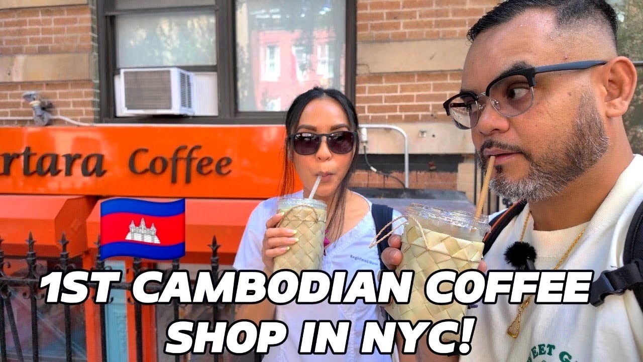 The First & Only Cambodian Cafe in NYC! #cambodianfood #coffee #nyc