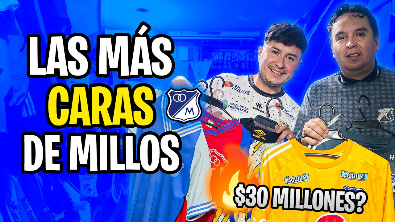 Las 20 camisetas más caras en la historia de Millonarios 🐔 | Ep. 2: Coleccionismo