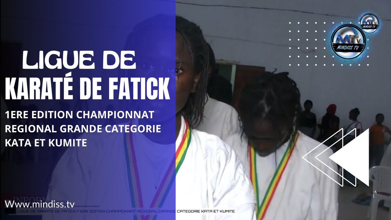 LIGUE DE KARATE DE FATICK/1ERE EDITION CHAMPIONNAT REGIONAL GRANDE CATEGORIE KATA ET KUMITE