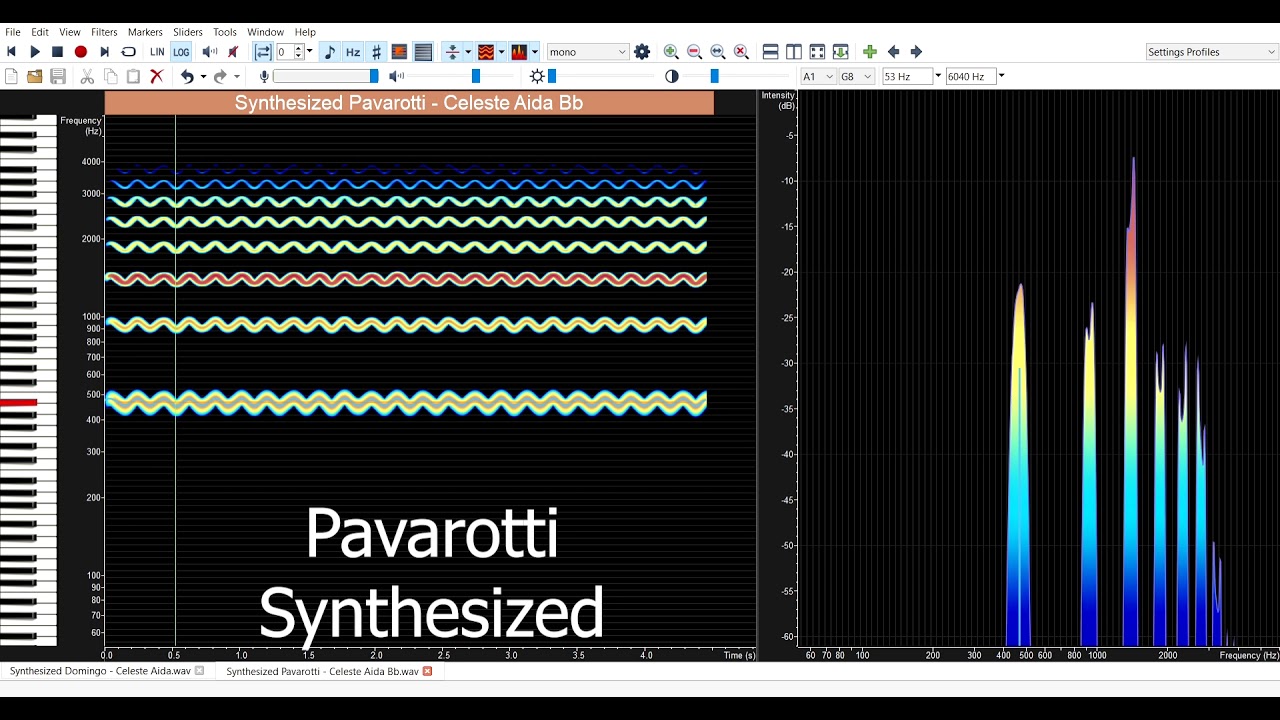 Video Example 46 Second Formant Tuning in Celeste Aida
