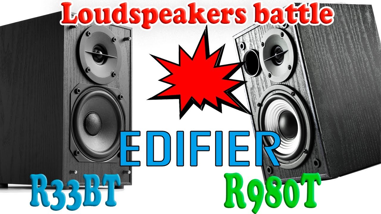 Edifier R33BT vs R980T