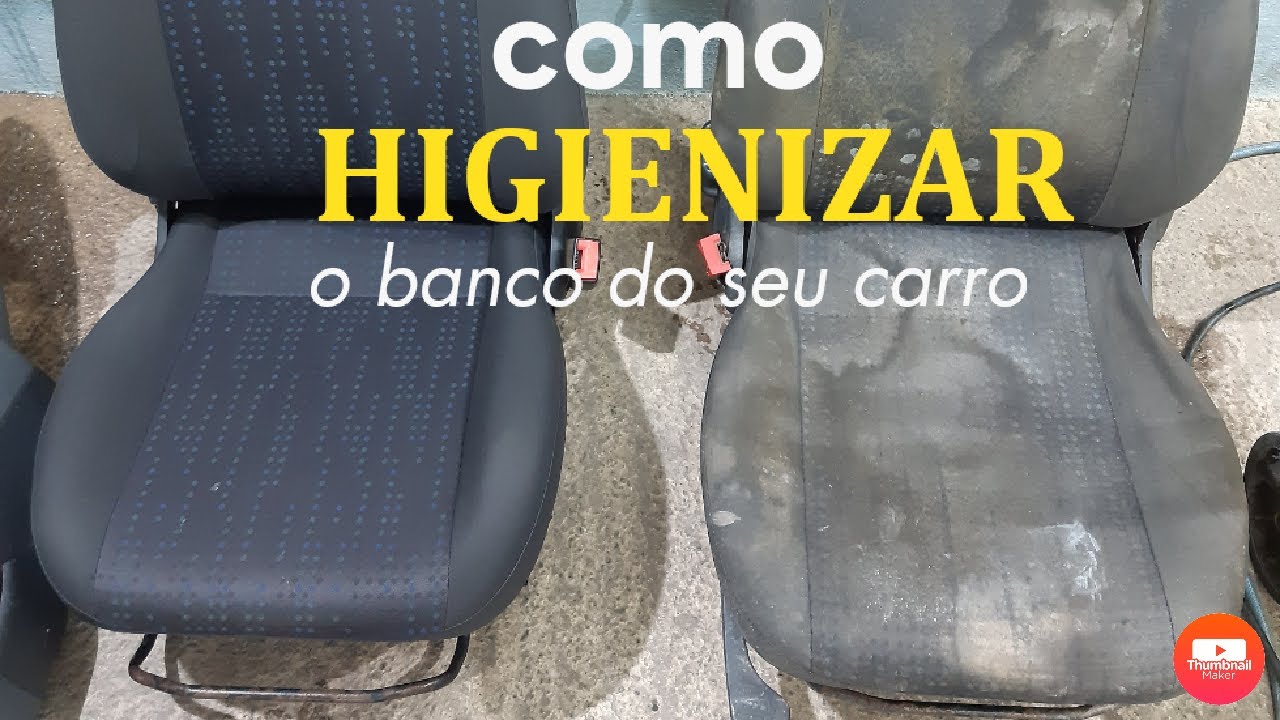como limpar os bancos de tecido do seu carro (higienização interna)